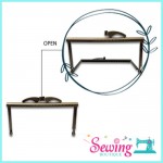 FRAME - RECTANGLE-METAL-12.5CM (BRONZE)